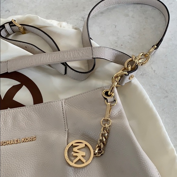 Michael Kors cream colored purse - Picture 3 of 5